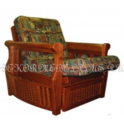 Кресло-кровать "LB 2074-D" с ящиком   (Dirty Oak-Темный орех)