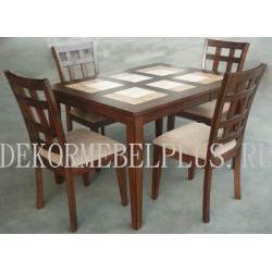 Стол LT T 13303 HONEY OAK/ плитка 2 тона 