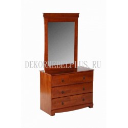 836-DT. Комод с зеркалом  АГАТА Rose Oak