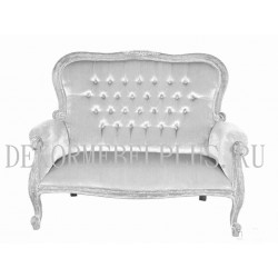 Софа SOFA GRANDFATHER 2 SEATER Duco+Glaze Black