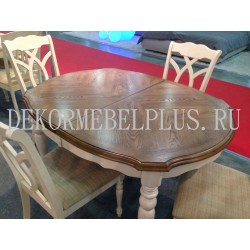 (1+4) Обеденная группа Т 14252/С  14357 LIGHT OAK/BUTTERMILK 