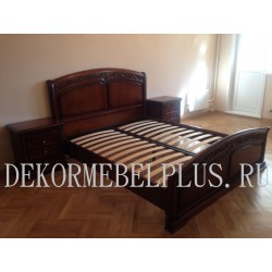 C05. Кровать ВАЛЕНСИЯ BED (160*200) темный орех